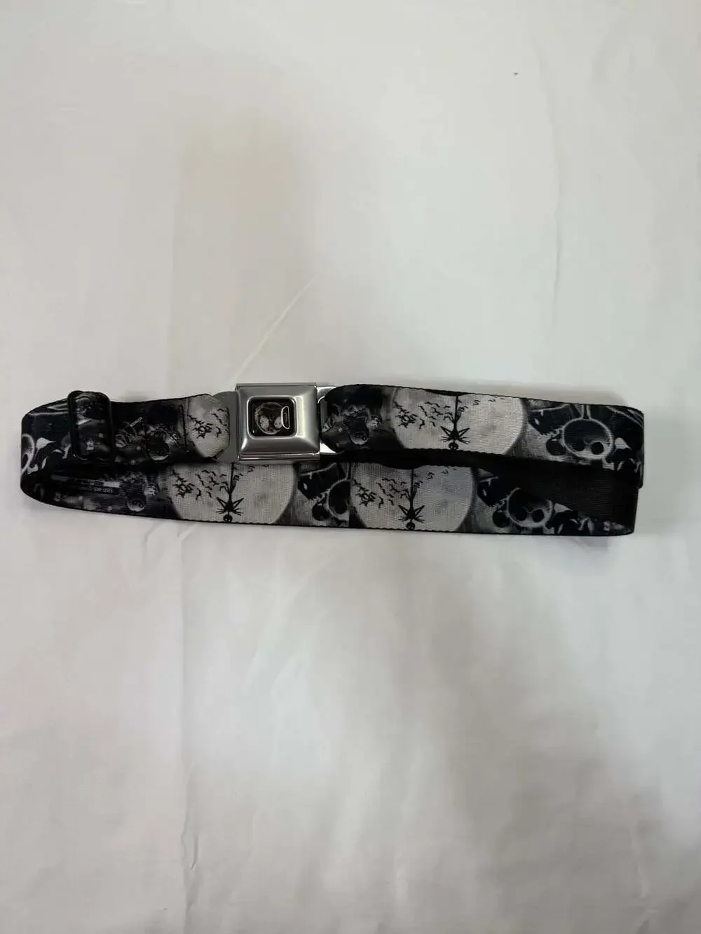 Buckle-Down The Nightmare Before Christmas Black and White Seatbelt Belt